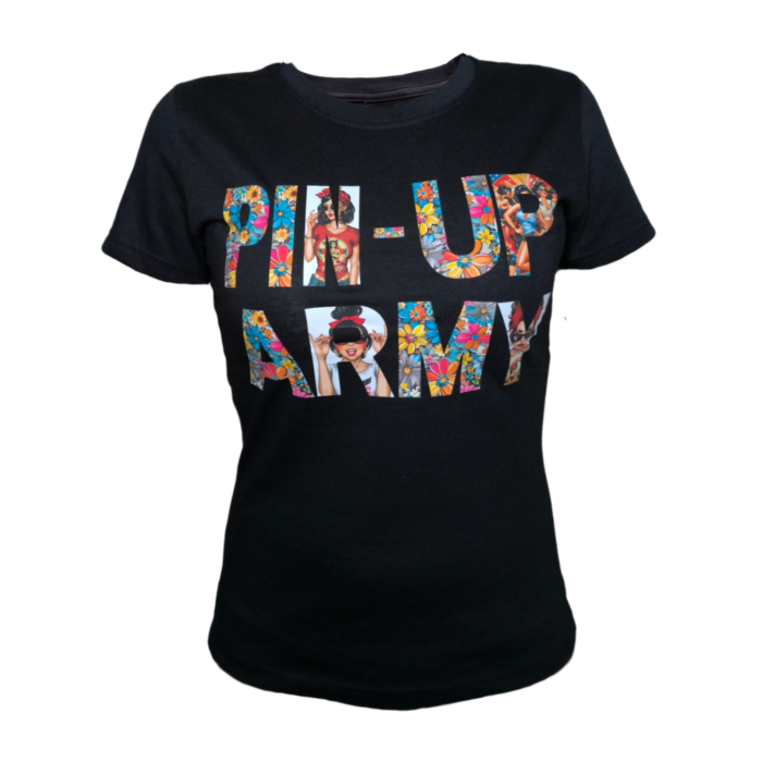 Polera Pin-UP Army Woman