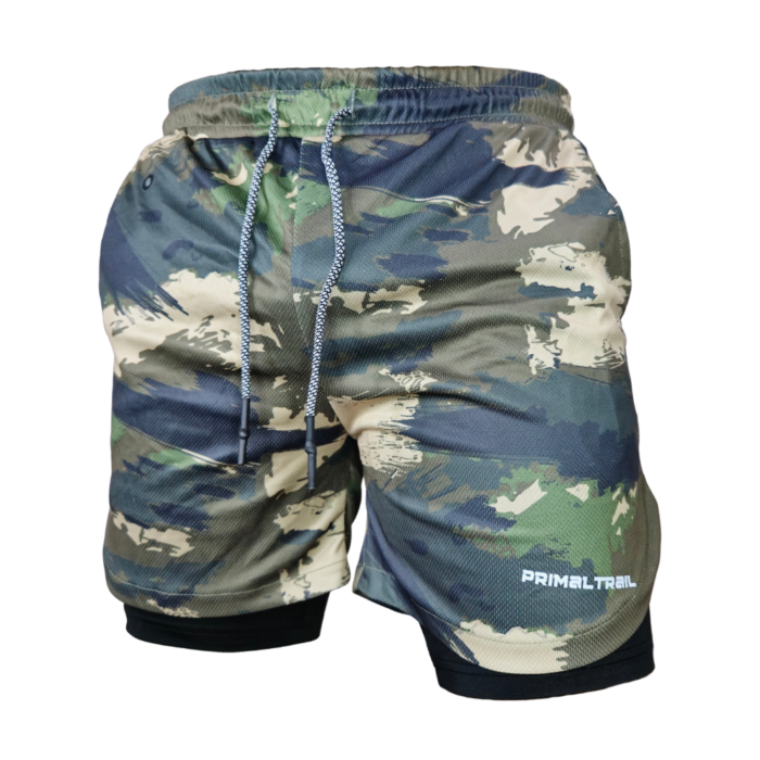 Short Primal Green Camo Men 2 en 1.